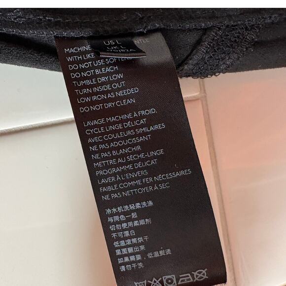 Free People Vegan Suede Skinny Pants Black Size L - Picture 7 of 8